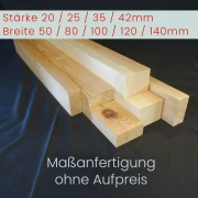 Kiefernholz 1150mm lang