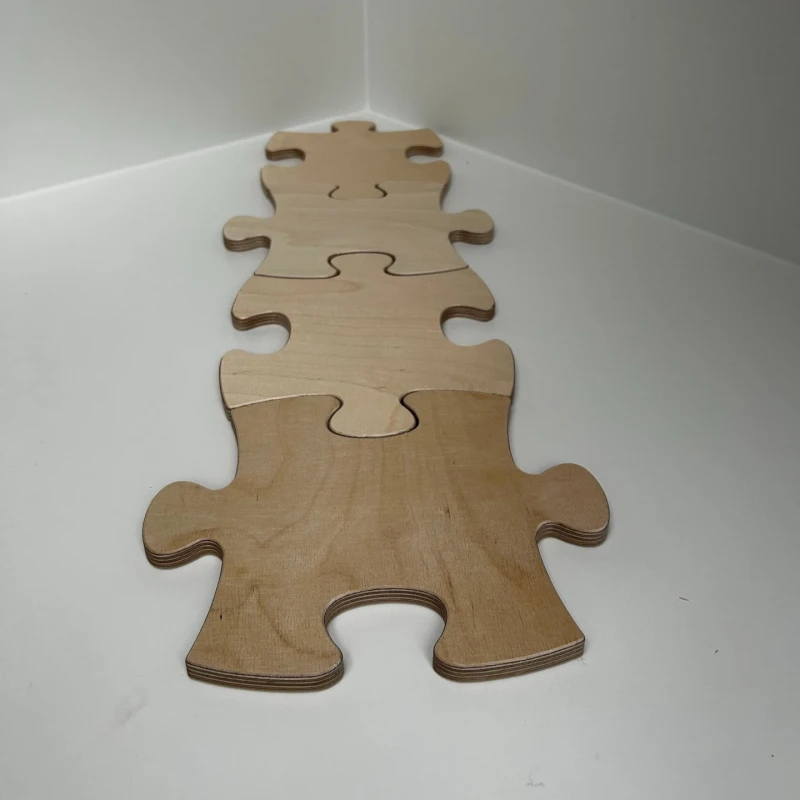 Untersetzer als Puzzle personalisiert