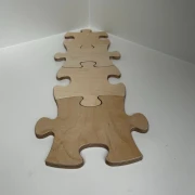 Untersetzer als Puzzle personalisiert