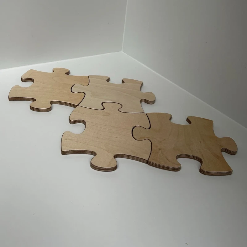 Untersetzer als Puzzle personalisiert
