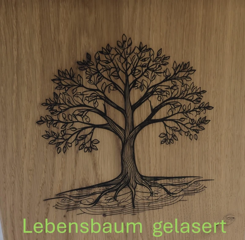 Grabstein aus Holz gerade