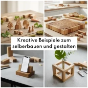 Holz Aktivkiste  Massivholz klein
