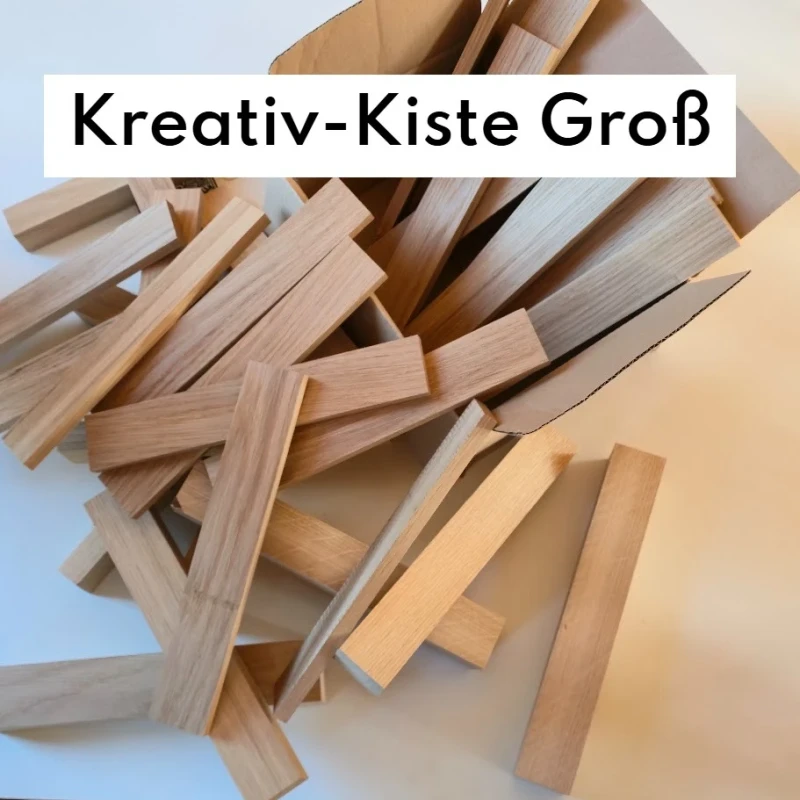 Holz Aktivkiste  Massivholz klein
