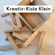Holz Aktivkiste  Massivholz klein