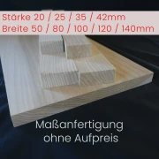 Eschenholz 300mm lang