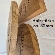 Grabbohle (statt einem Grabkreuz)
