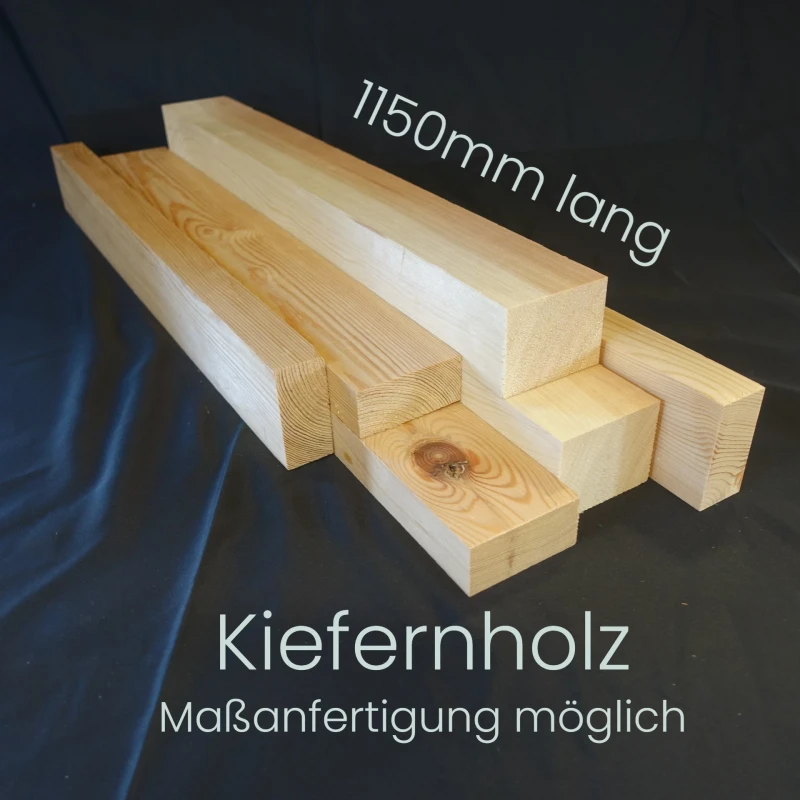 Kiefernholz 1150mm lang