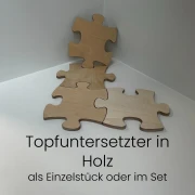 Untersetzer in Puzzle Form