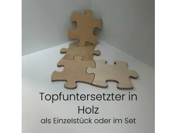 Untersetzer in Puzzle Form