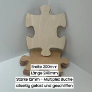 Untersetzer in Puzzle Form