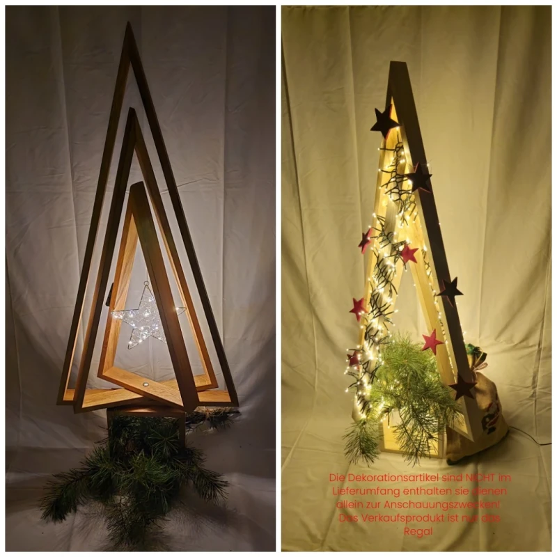 Weihnachtsbaum in Holz