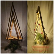 Weihnachtsbaum in Holz