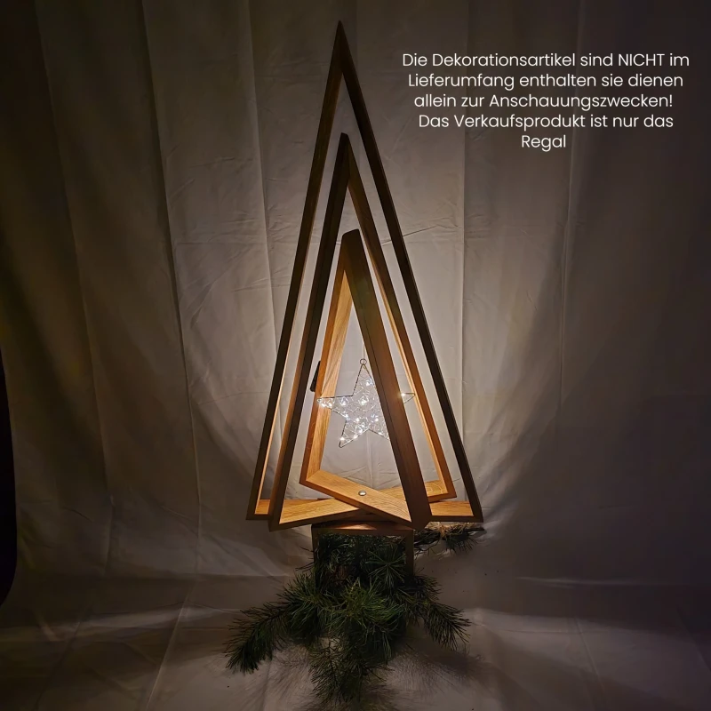 Weihnachtsbaum in Holz
