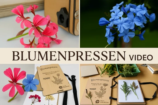 Blumen pressen VIDEO