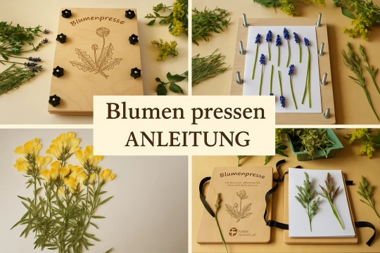 Blumen pressen ANLEITUNG