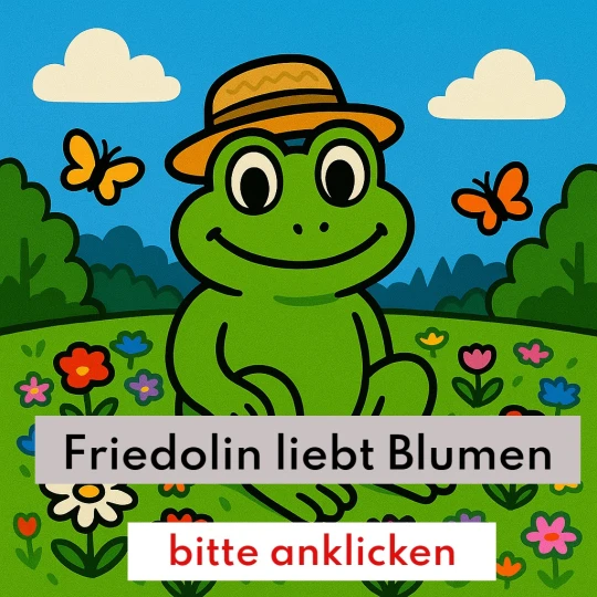 Friedolin liebt Blumen