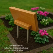 kleiner Grabstein aus Holz